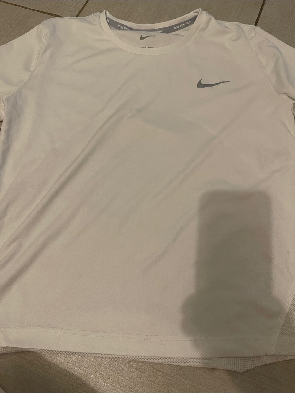 Nike Women’s White Dri-FIT Crew Neck Shirt